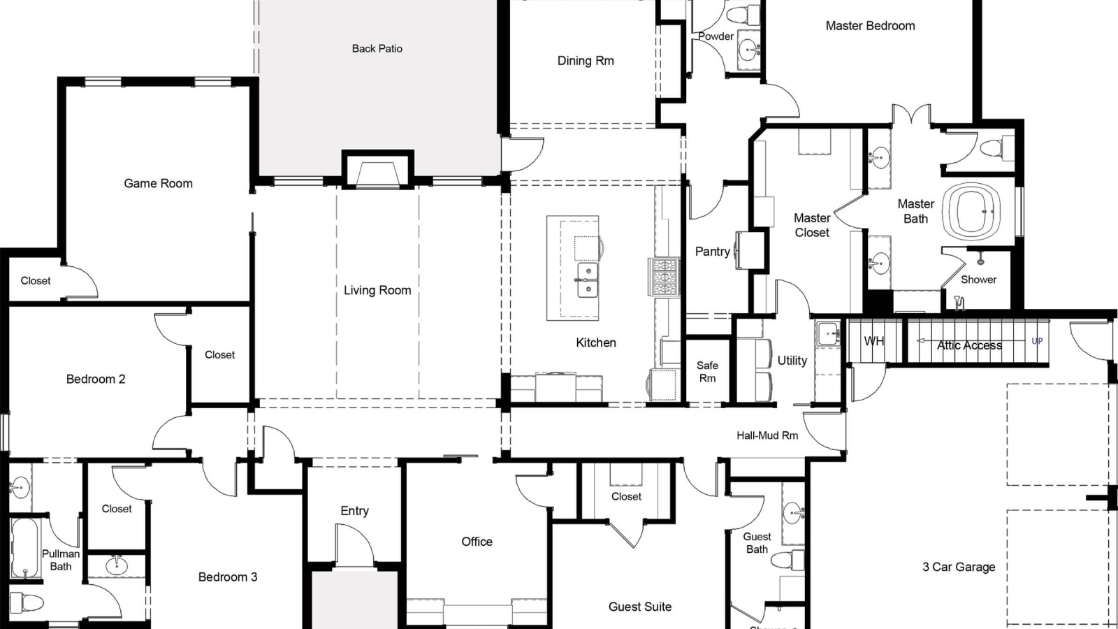 4 Bedrooms Bedrooms, ,3.5 BathroomsBathrooms,Custom Home,Home Plans,1105